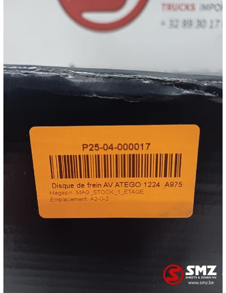 Mercedes-Benz Remschijf Mercedes - Brake disc for Truck: picture 5 Mercedes-Benz Remschijf Mercedes - Brake disc for Truck: picture 5