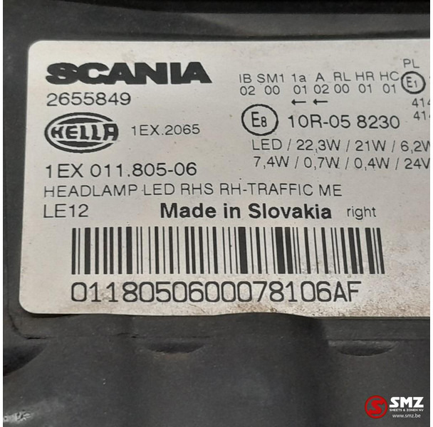 Scania Occ koplamp rechts Scania - Headlight for Truck: picture 3 Scania Occ koplamp rechts Scania - Headlight for Truck: picture 3