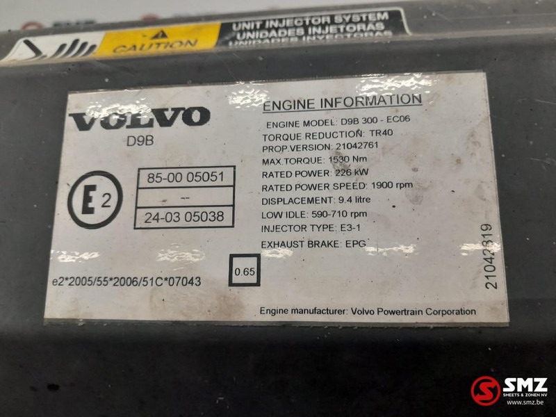 Volvo Occ motor D9B 300 - EC06 Volvo - Engine for Truck: picture 5 Volvo Occ motor D9B 300 - EC06 Volvo - Engine for Truck: picture 5