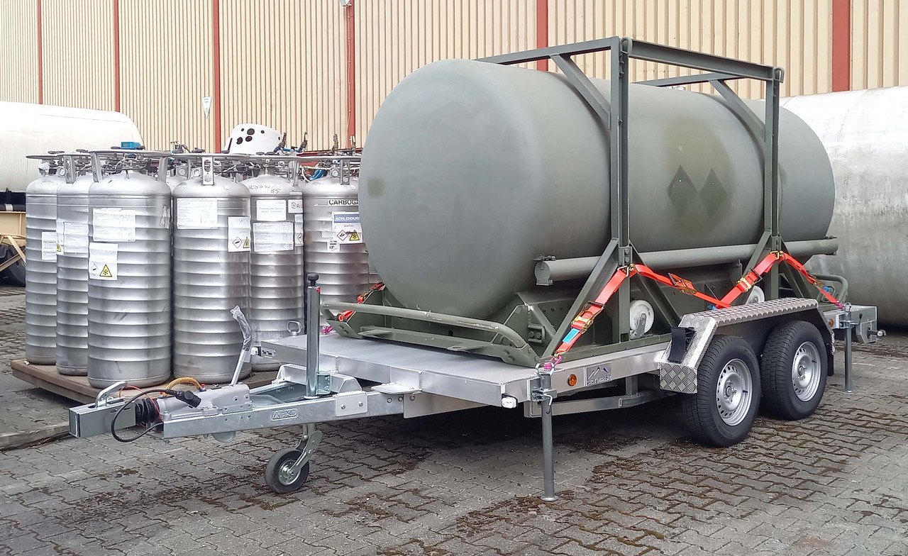 CRYOBASE Gas tank cryogenic trailer used for nitrogen, oxygen, argon - Tank trailer: picture 1 CRYOBASE Gas tank cryogenic trailer used for nitrogen, oxygen, argon - Tank trailer: picture 1
