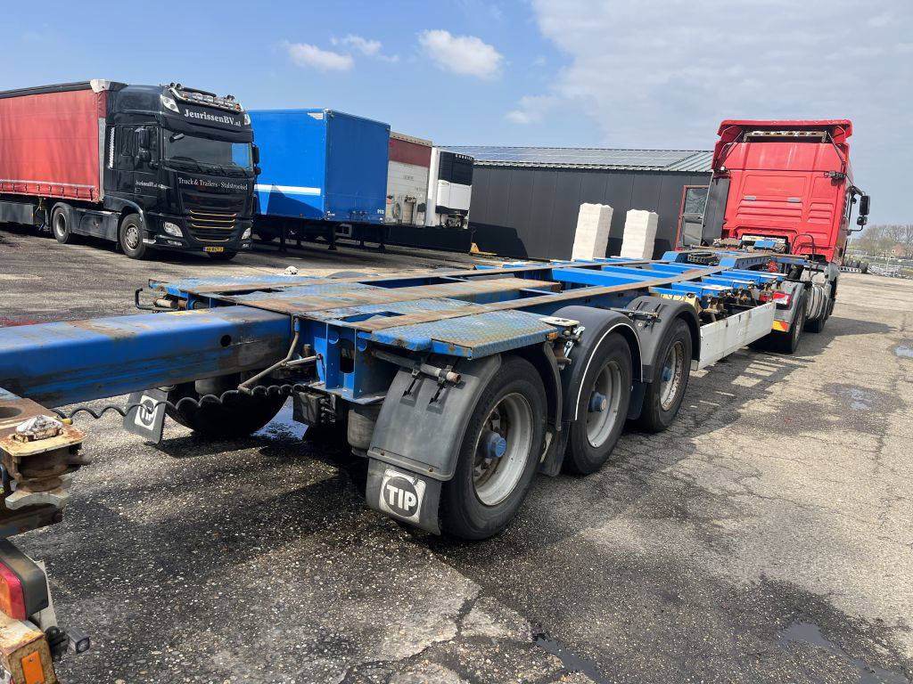 Krone 40FT HC, Voor en achter-uitschuifbaar, BPW 3 stuks - Container transporter/ Swap body semi-trailer: picture 3 Krone 40FT HC, Voor en achter-uitschuifbaar, BPW 3 stuks - Container transporter/ Swap body semi-trailer: picture 3