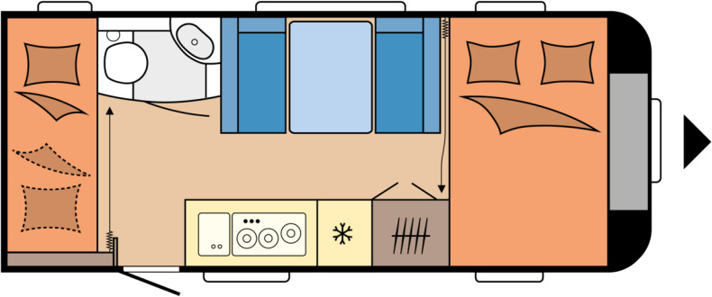 DE LUXE 490 KMF - Caravan: picture 1 DE LUXE 490 KMF - Caravan: picture 1