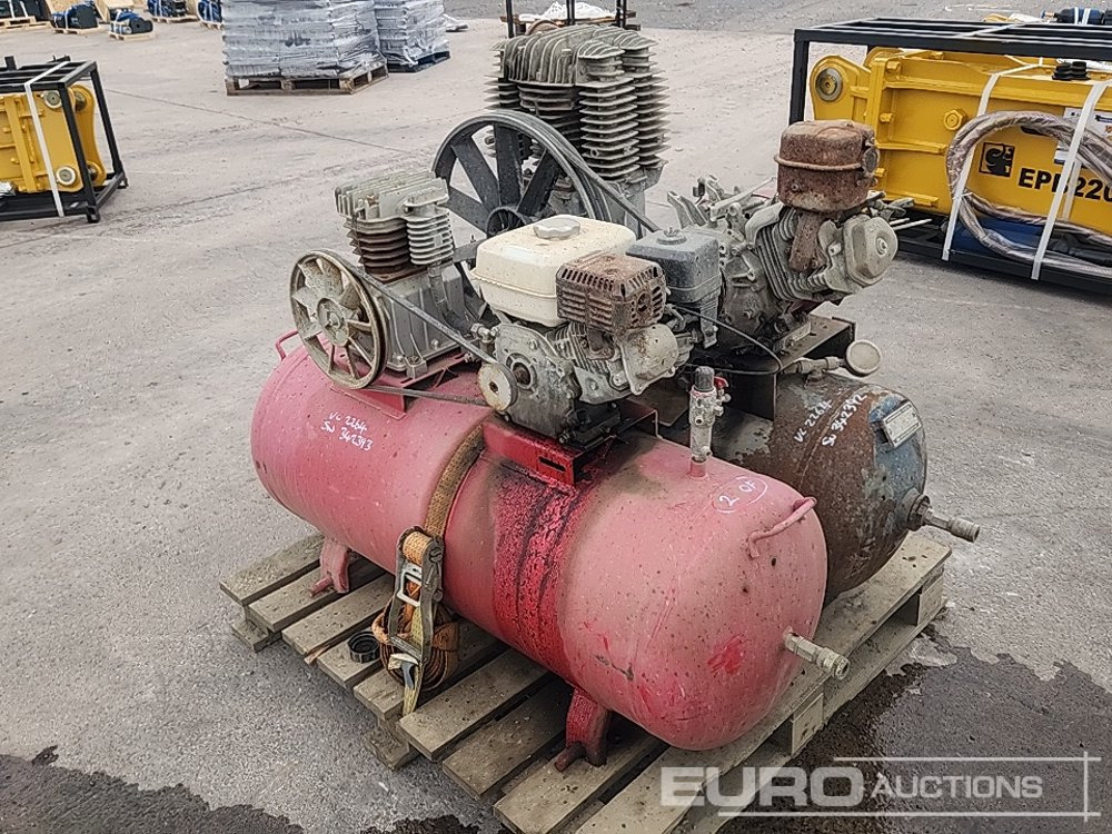 200 & 150 Litre Petrol Compressor, Honda Engine (Spares) (2 of) - Air compressor: picture 4 200 & 150 Litre Petrol Compressor, Honda Engine (Spares) (2 of) - Air compressor: picture 4