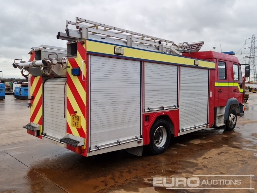 2001 MAN 4x2 Fire Engine, Manual Gearbox (Reg. Docs. Available) - Fire truck: picture 5 2001 MAN 4x2 Fire Engine, Manual Gearbox (Reg. Docs. Available) - Fire truck: picture 5