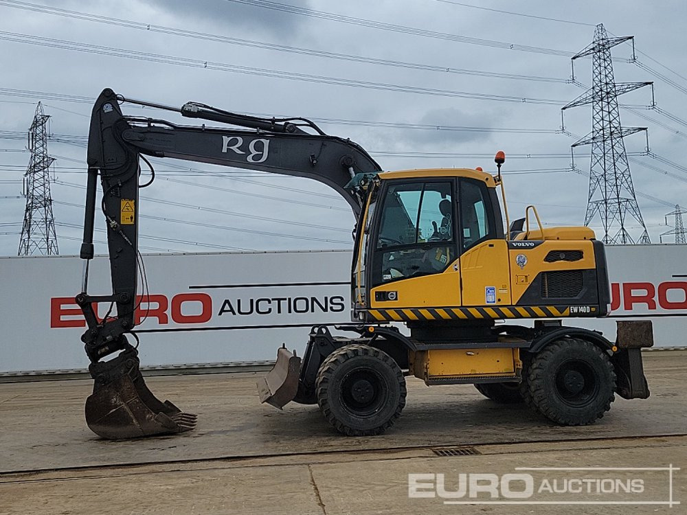 2012 Volvo EW140D - Wheel excavator: picture 2 2012 Volvo EW140D - Wheel excavator: picture 2