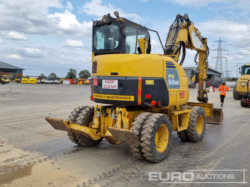 2013 Komatsu PW98MR-8 - Wheel excavator: picture 5 2013 Komatsu PW98MR-8 - Wheel excavator: picture 5