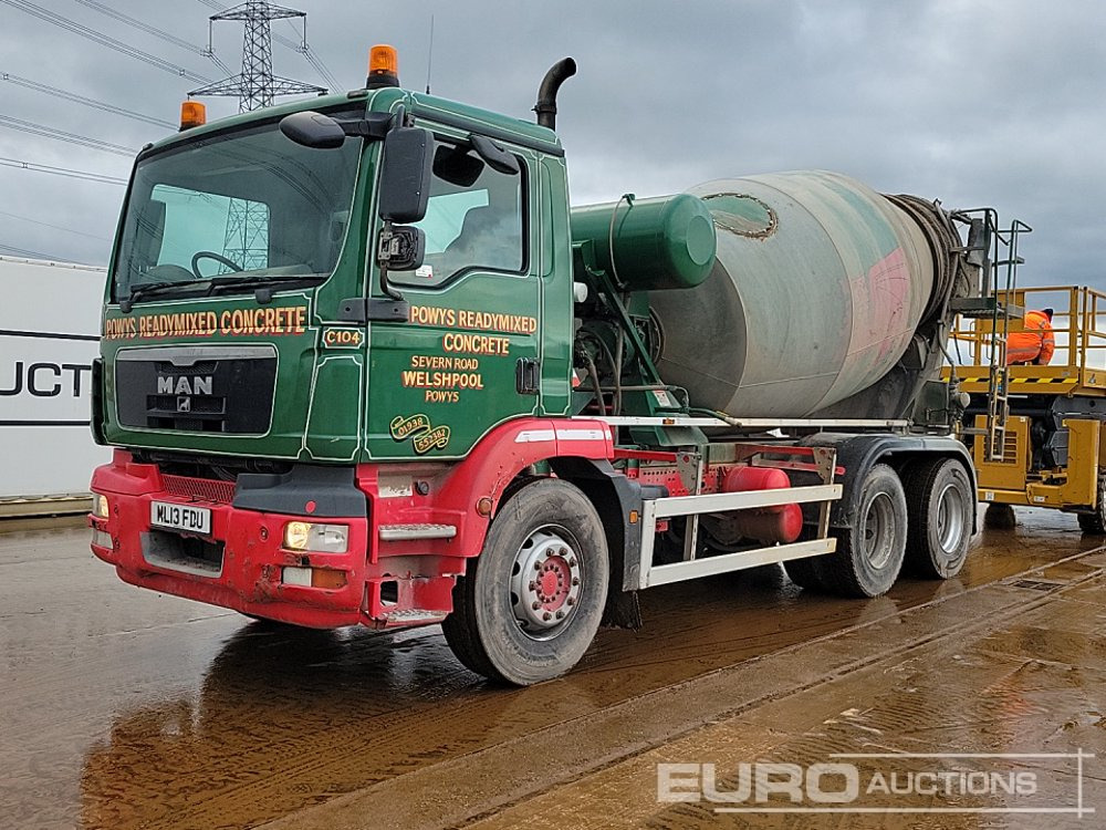 2013 MAN 6x4 Cement Mixer Lorry, Reverse Camera, Manual Gearbox (Reg. Docs. Available) - Concrete mixer truck: picture 1 2013 MAN 6x4 Cement Mixer Lorry, Reverse Camera, Manual Gearbox (Reg. Docs. Available) - Concrete mixer truck: picture 1