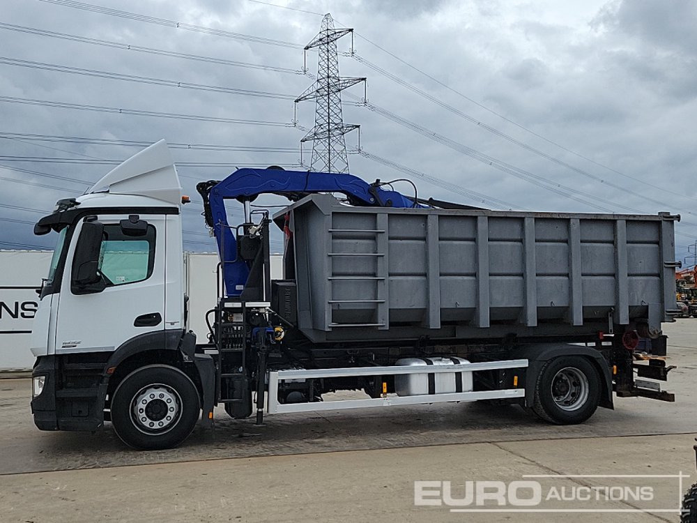 2013 Mercedes Antos 1832 - Hook lift truck: picture 2 2013 Mercedes Antos 1832 - Hook lift truck: picture 2