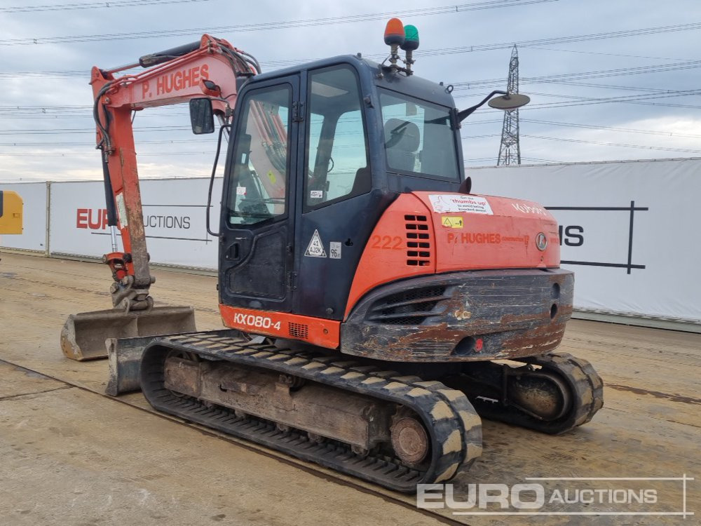 2014 Kubota KX080-4 - Mini excavator: picture 3 2014 Kubota KX080-4 - Mini excavator: picture 3