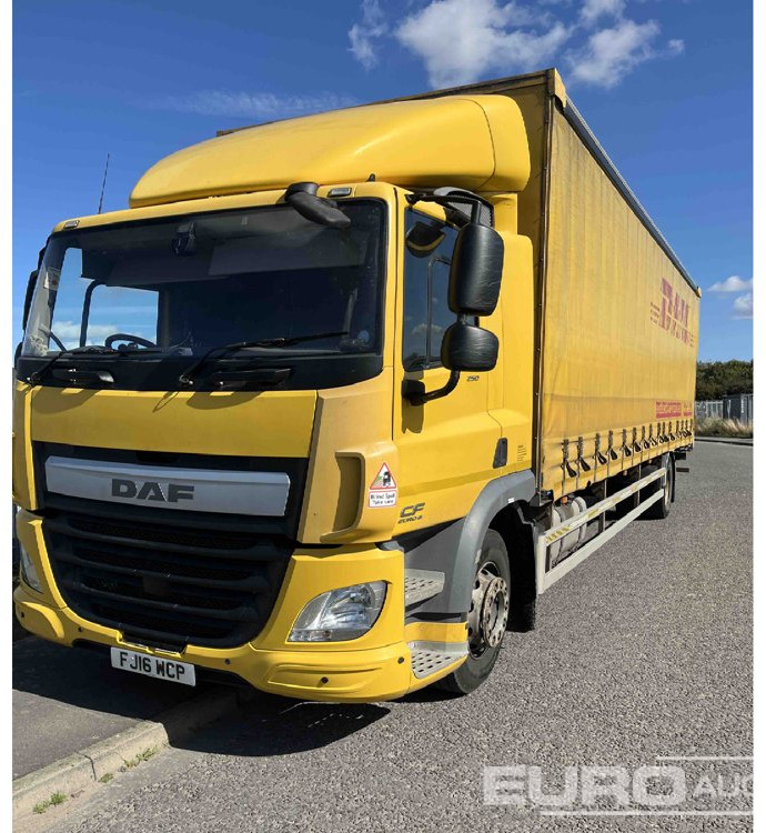 2016 DAF CF250 - Curtainsider truck: picture 1 2016 DAF CF250 - Curtainsider truck: picture 1