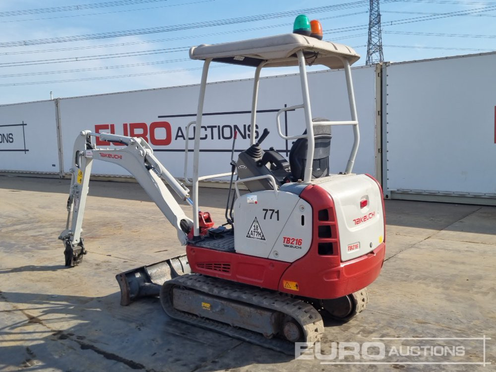 2018 Takeuchi TB216 - Mini excavator: picture 3 2018 Takeuchi TB216 - Mini excavator: picture 3