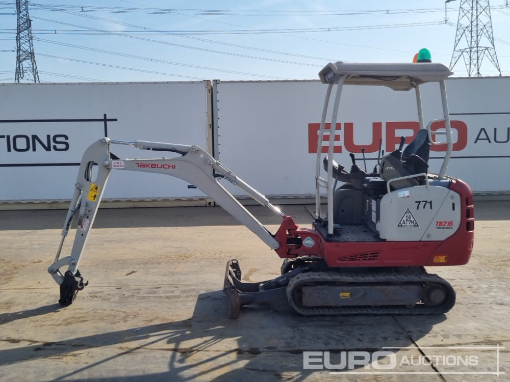 2018 Takeuchi TB216 - Mini excavator: picture 2 2018 Takeuchi TB216 - Mini excavator: picture 2