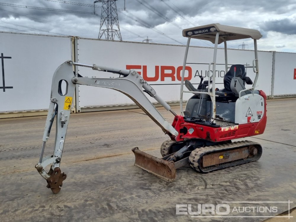 2018 Takeuchi TB216 - Mini excavator: picture 1 2018 Takeuchi TB216 - Mini excavator: picture 1