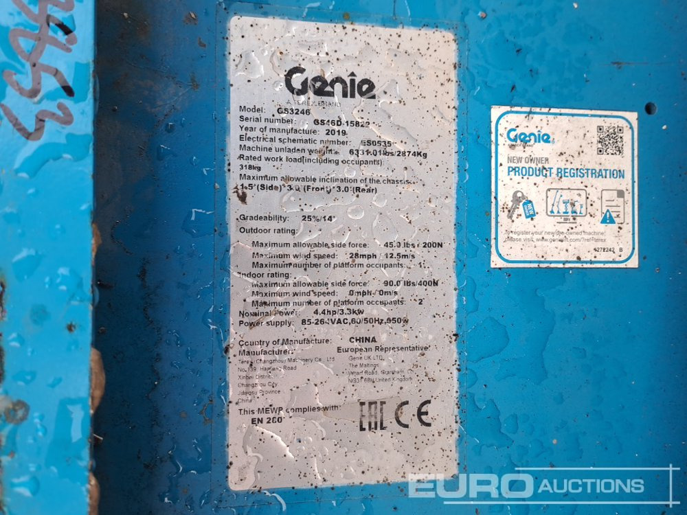 Aerial platform 2019 Genie GS-3246: picture 38 Aerial platform 2019 Genie GS-3246: picture 38