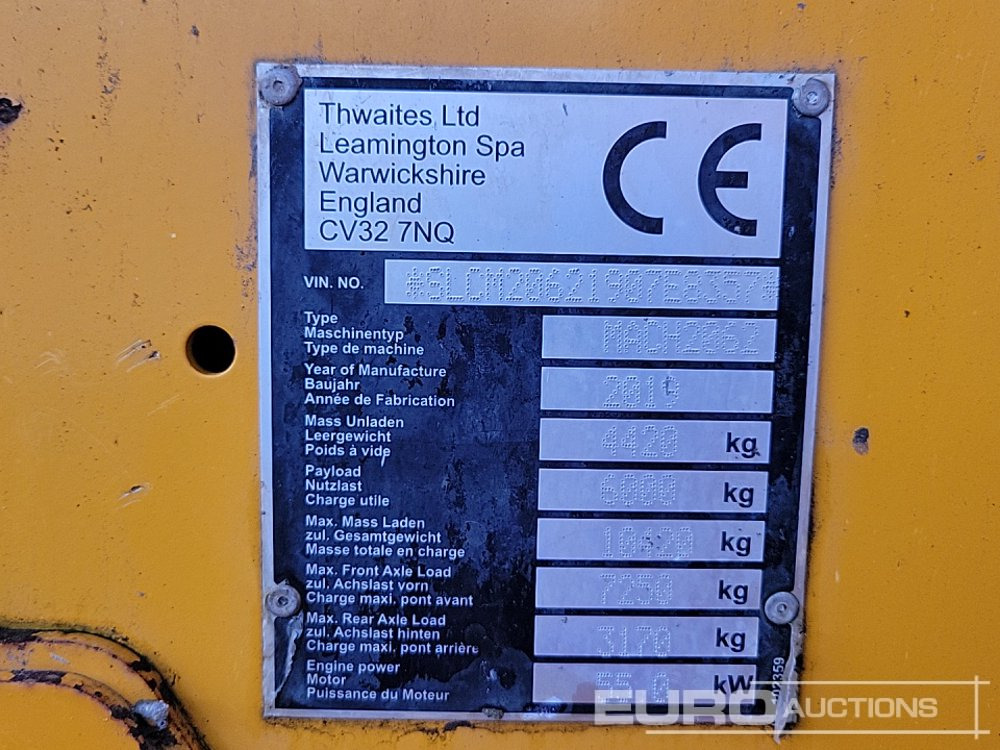 Mini dumper 2019 Thwaites 6 Ton: picture 35