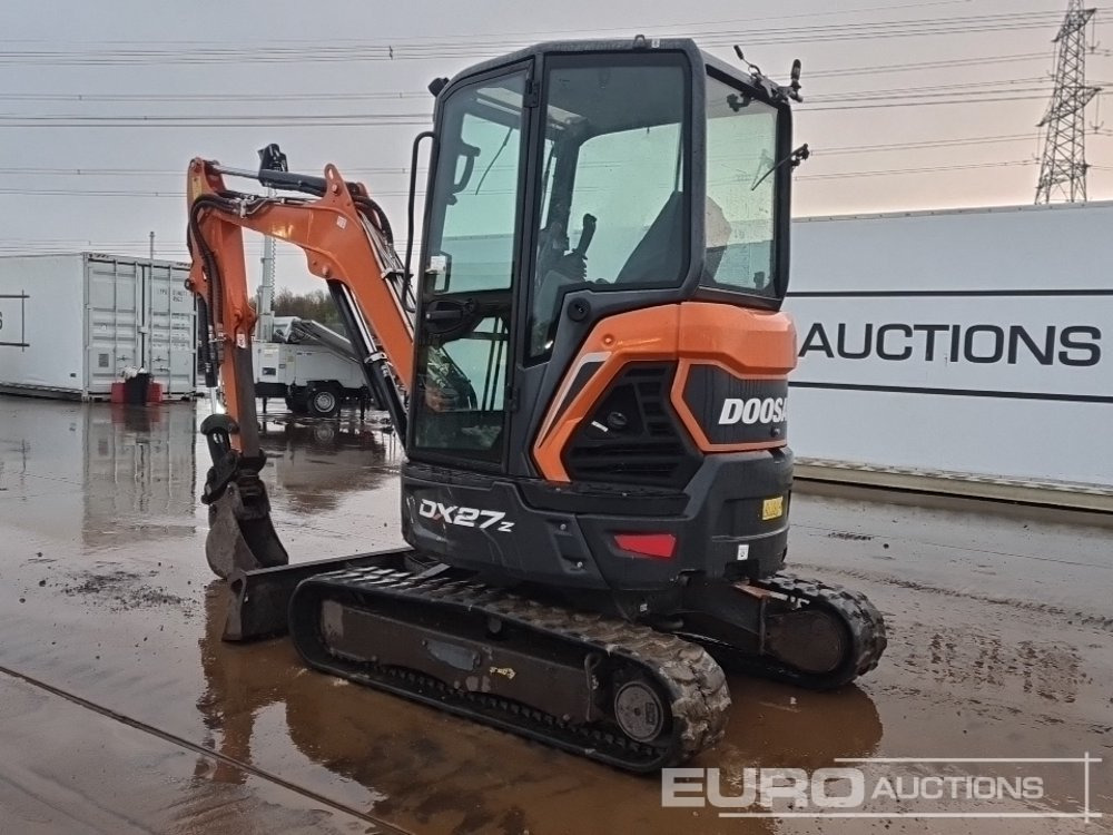 2020 Doosan DX27Z - Mini excavator: picture 3 2020 Doosan DX27Z - Mini excavator: picture 3