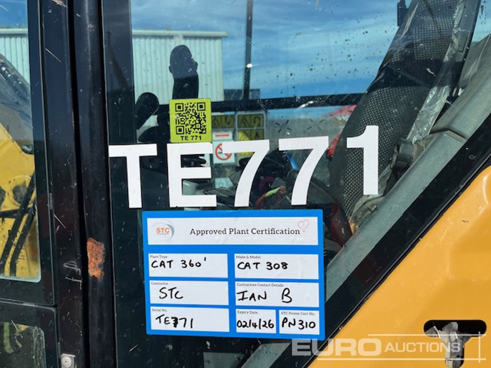 Mini excavator 2021 CAT 308CR: picture 10