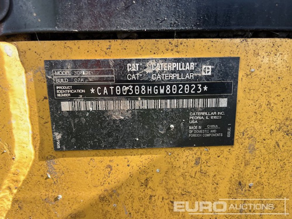Mini excavator 2021 CAT 308CR: picture 9