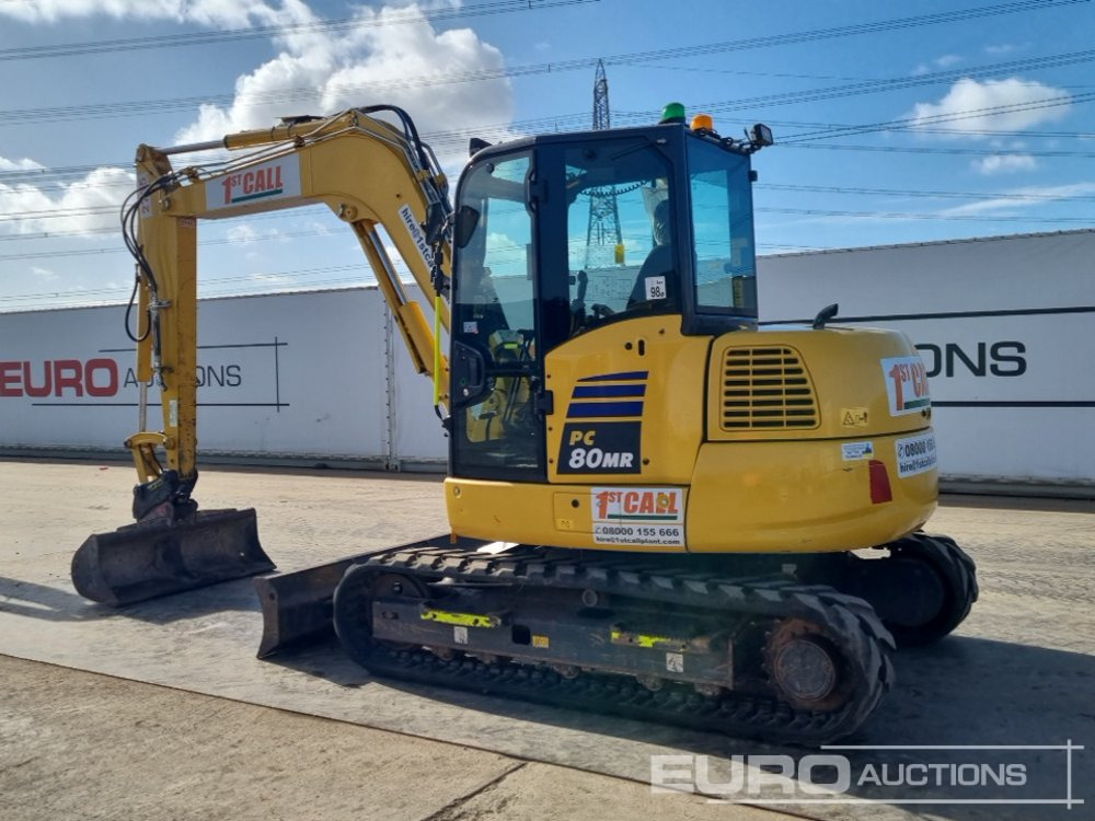 2023 Komatsu PC80MR-5 - Mini excavator: picture 3 2023 Komatsu PC80MR-5 - Mini excavator: picture 3