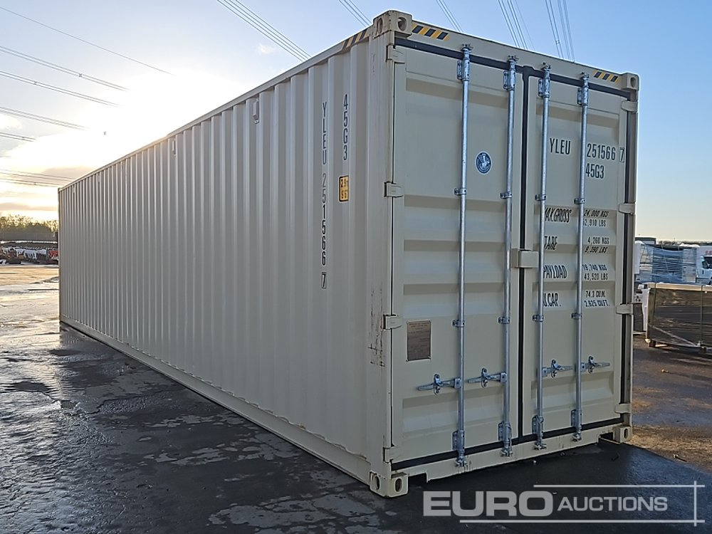 2025 40' x 8' High Cube Container, 4 Side Doors, 1 End Door (Cannot Be Reconsigned) - Shipping container: picture 5 2025 40' x 8' High Cube Container, 4 Side Doors, 1 End Door (Cannot Be Reconsigned) - Shipping container: picture 5