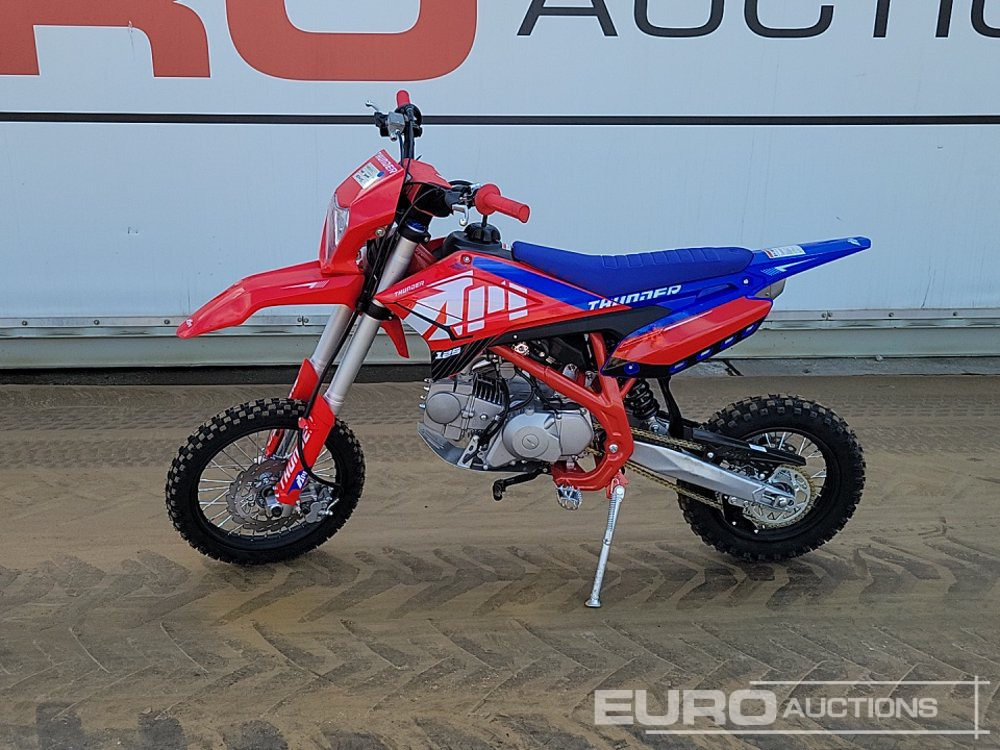 2025 Apollo Thunder 125cc Motorcross Bike, 14" Front, 12" Rear Tyres, Electric Start, Air Cooled, Hydraulic Suspension, Disc Brakes, Lighting Kit (UNASSEMBLED) - Motorcycle: picture 2 2025 Apollo Thunder 125cc Motorcross Bike, 14" Front, 12" Rear Tyres, Electric Start, Air Cooled, Hydraulic Suspension, Disc Brakes, Lighting Kit (UNASSEMBLED) - Motorcycle: picture 2