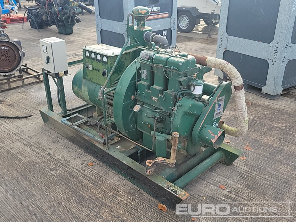 Brush 25kVA Skid Mounted Generator, Lister Engine - Generator set: picture 1 Brush 25kVA Skid Mounted Generator, Lister Engine - Generator set: picture 1