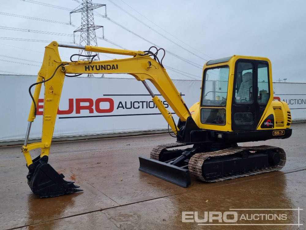 Hyundai Robex R55-7 - Mini excavator: picture 1 Hyundai Robex R55-7 - Mini excavator: picture 1