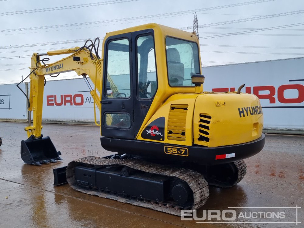 Hyundai Robex R55-7 - Mini excavator: picture 3 Hyundai Robex R55-7 - Mini excavator: picture 3
