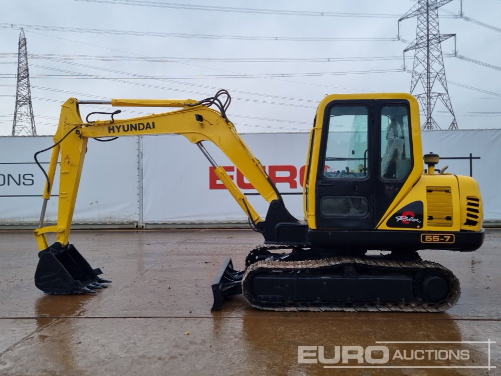 Hyundai Robex R55-7 - Mini excavator: picture 2 Hyundai Robex R55-7 - Mini excavator: picture 2