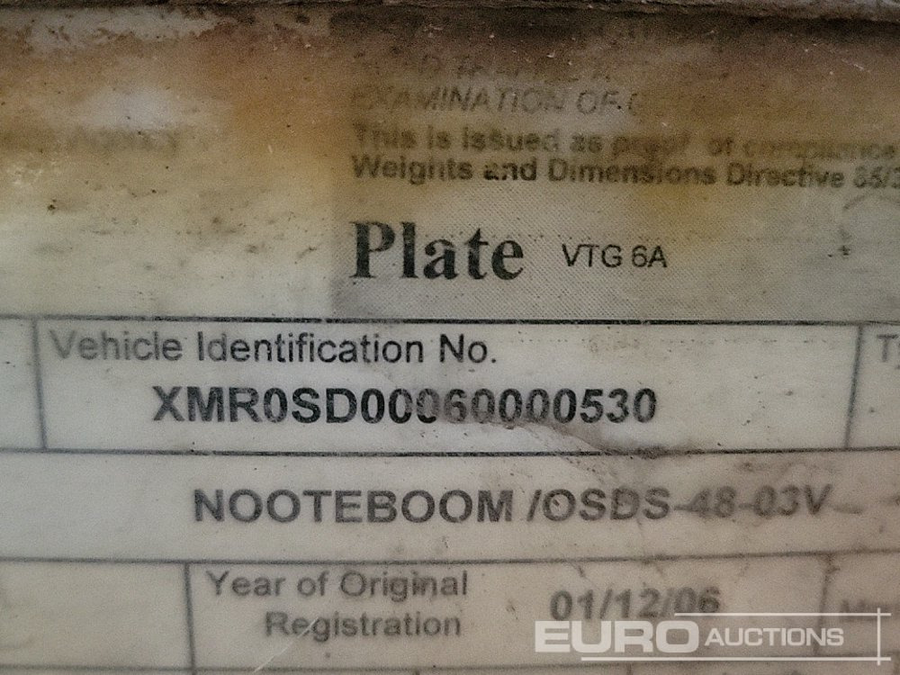 Low loader semi-trailer Nooteboom OSDS-48-03V: picture 48 Low loader semi-trailer Nooteboom OSDS-48-03V: picture 48