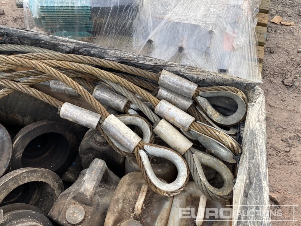 Pallet of Wire Rope Sling & Parts - Construction equipment: picture 5 Pallet of Wire Rope Sling & Parts - Construction equipment: picture 5