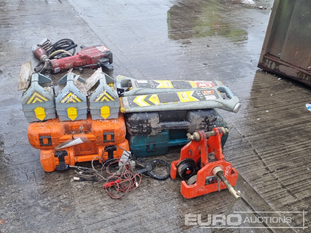 Construction equipment Radio Cable Detector (5 of), Bosch 110Volt Grinder, Bohrmaster 110Volt Mag Drill, Spitfire P370 Nail Gun, Paslode IM350+ Battery Nail Gun, Tiger APT-0600 6 Ton Adjustable Trolley: picture 8