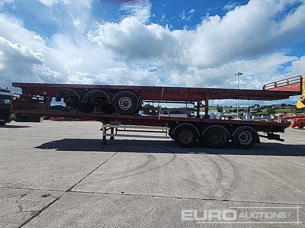 SDC 42 & 40' Tri Axle Flat Trailer, BPW Axles (2 of) - Dropside/ Flatbed semi-trailer: picture 2 SDC 42 & 40' Tri Axle Flat Trailer, BPW Axles (2 of) - Dropside/ Flatbed semi-trailer: picture 2