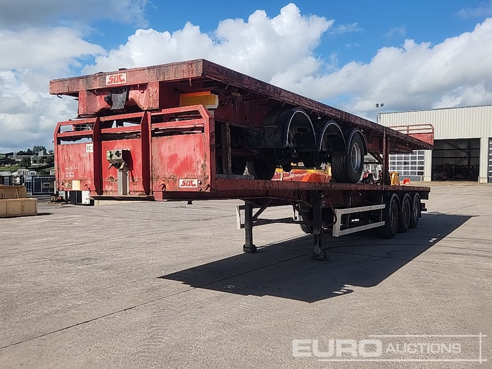SDC 42 & 40' Tri Axle Flat Trailer, BPW Axles (2 of) - Dropside/ Flatbed semi-trailer: picture 1 SDC 42 & 40' Tri Axle Flat Trailer, BPW Axles (2 of) - Dropside/ Flatbed semi-trailer: picture 1
