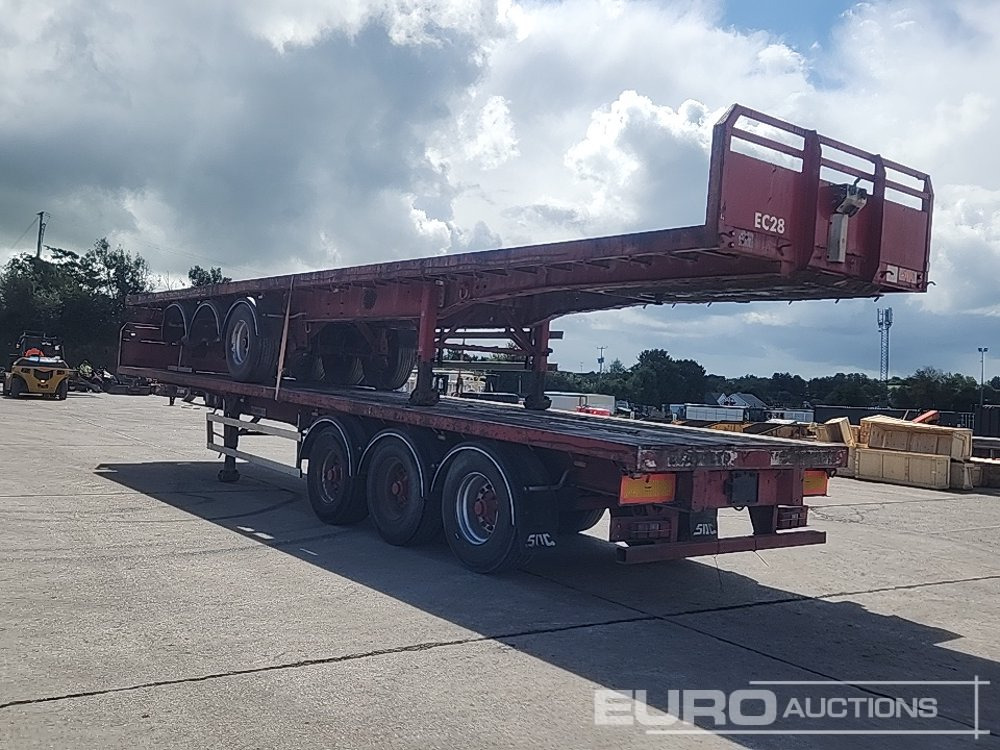 SDC 42 & 40' Tri Axle Flat Trailer, BPW Axles (2 of) - Dropside/ Flatbed semi-trailer: picture 3 SDC 42 & 40' Tri Axle Flat Trailer, BPW Axles (2 of) - Dropside/ Flatbed semi-trailer: picture 3