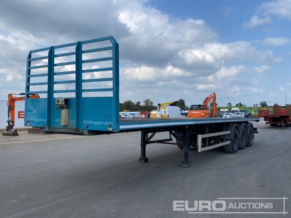 SDC Tri Axle Flat Trailer, BPW Axles - Dropside/ Flatbed semi-trailer: picture 1 SDC Tri Axle Flat Trailer, BPW Axles - Dropside/ Flatbed semi-trailer: picture 1