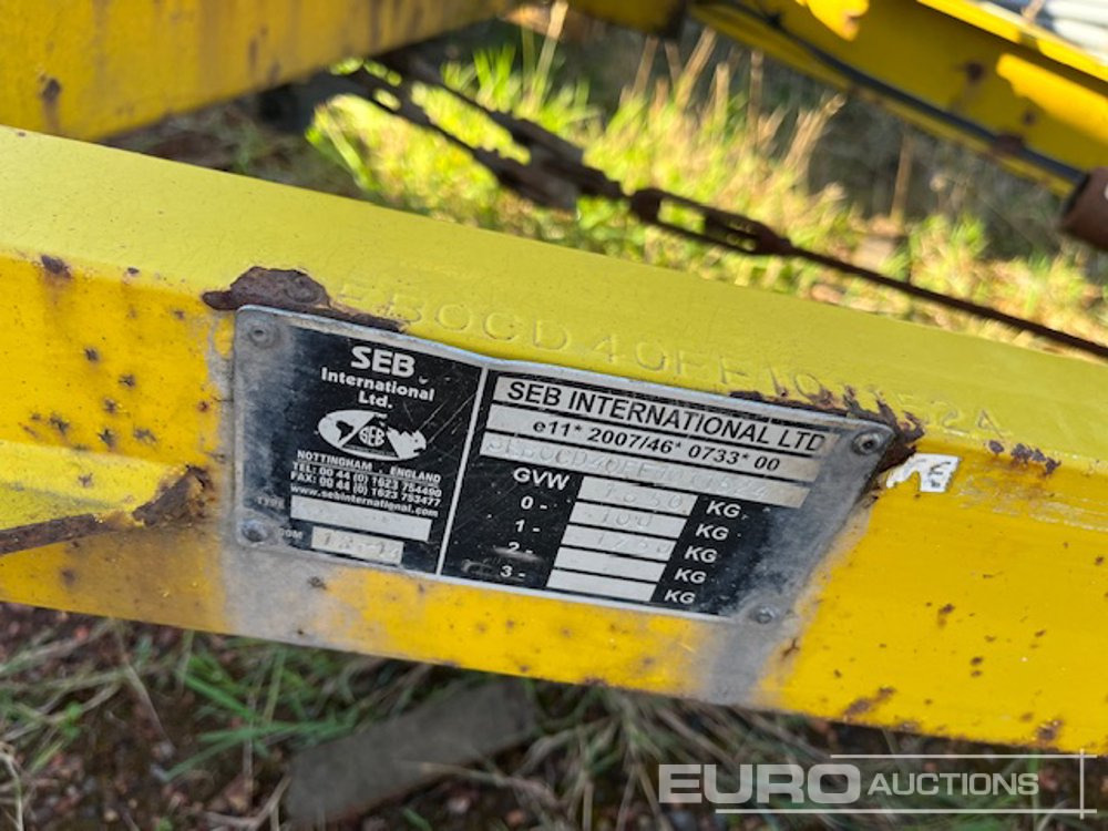 Seb International Single Axle Cable Drum Trailer - Plant trailer: picture 3 Seb International Single Axle Cable Drum Trailer - Plant trailer: picture 3