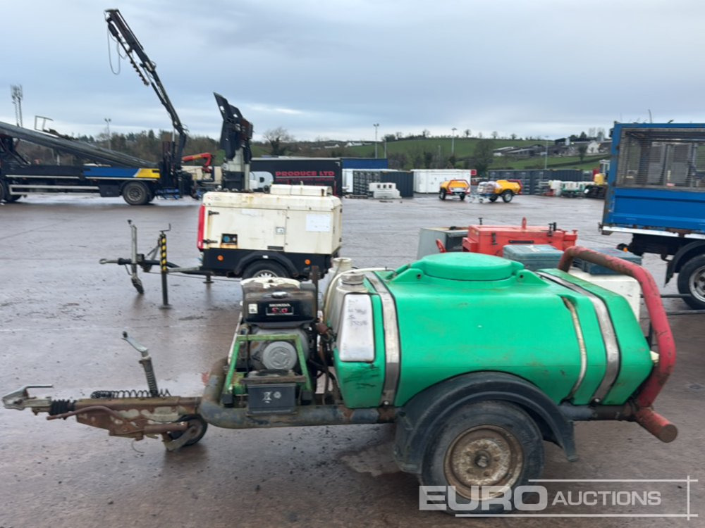 Single Axle Diesel Water Bowser, Pressure Washer, Honda Engine - Pressure washer: picture 2 Single Axle Diesel Water Bowser, Pressure Washer, Honda Engine - Pressure washer: picture 2
