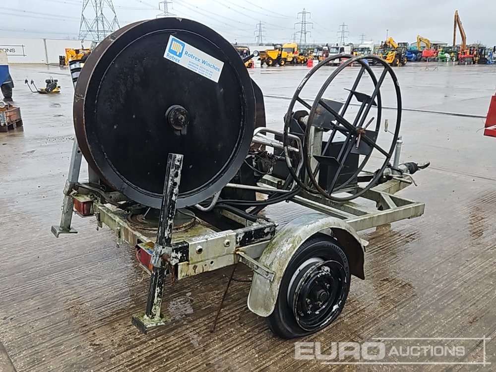 Single Axle Hydraulic Cable Reel Trailer - Plant trailer: picture 5 Single Axle Hydraulic Cable Reel Trailer - Plant trailer: picture 5