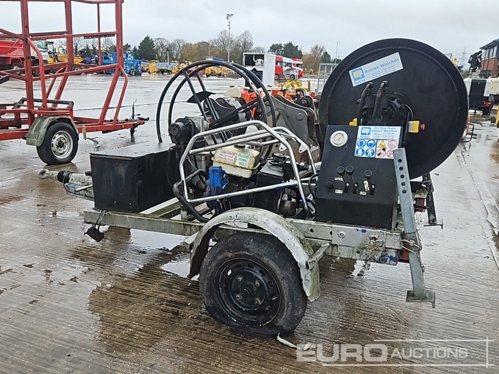 Single Axle Hydraulic Cable Reel Trailer - Plant trailer: picture 2 Single Axle Hydraulic Cable Reel Trailer - Plant trailer: picture 2