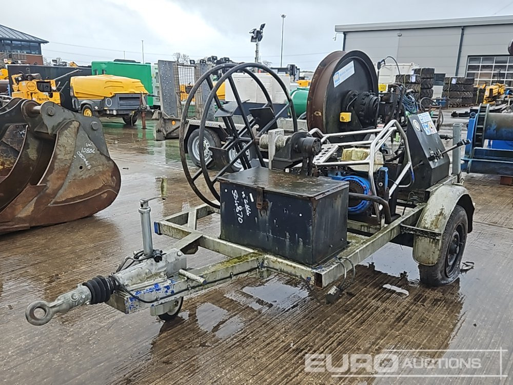 Single Axle Hydraulic Cable Reel Trailer - Plant trailer: picture 1 Single Axle Hydraulic Cable Reel Trailer - Plant trailer: picture 1