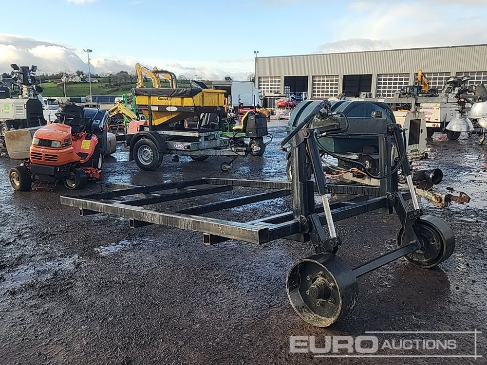 Single Axle Hydraulic Lift Material Trailer - Farm trailer: picture 2 Single Axle Hydraulic Lift Material Trailer - Farm trailer: picture 2