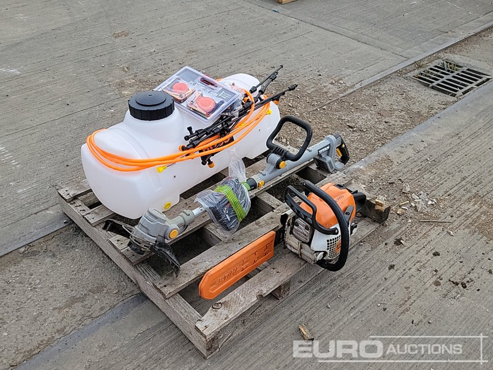 Stihl MS171 Petrol Chainsaw, Boss Sprayer, Titin Battery Strimmer - Construction equipment: picture 1 Stihl MS171 Petrol Chainsaw, Boss Sprayer, Titin Battery Strimmer - Construction equipment: picture 1