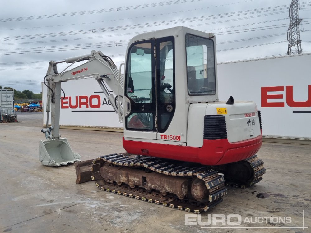 Takeuchi TB150C - Mini excavator: picture 3 Takeuchi TB150C - Mini excavator: picture 3