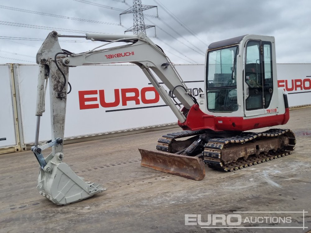 Takeuchi TB150C - Mini excavator: picture 1 Takeuchi TB150C - Mini excavator: picture 1