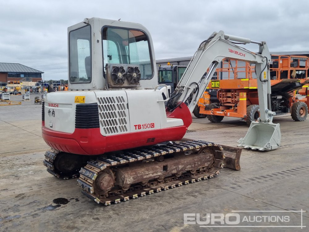 Takeuchi TB150C - Mini excavator: picture 5 Takeuchi TB150C - Mini excavator: picture 5
