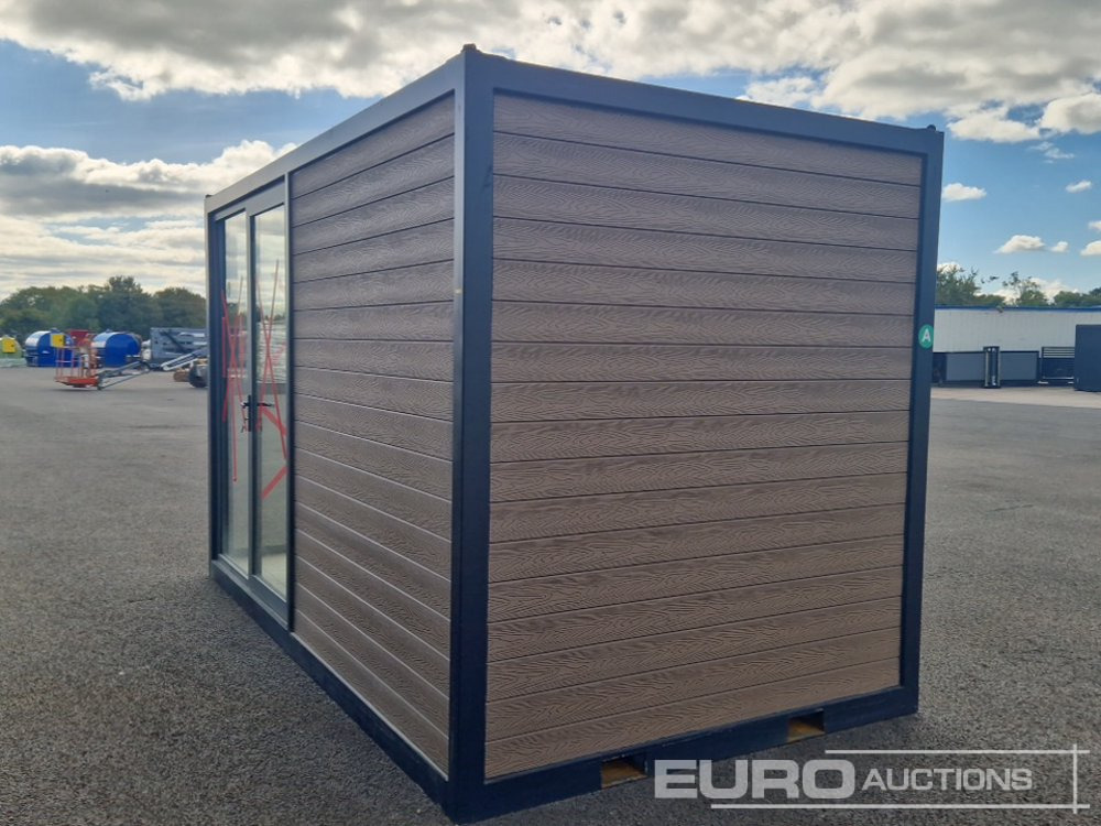 Unused 13' Office, 240v Electrics, Wooden Floor, Wall Pannelling, Exterior Composite Panelling - Shipping container: picture 2 Unused 13' Office, 240v Electrics, Wooden Floor, Wall Pannelling, Exterior Composite Panelling - Shipping container: picture 2