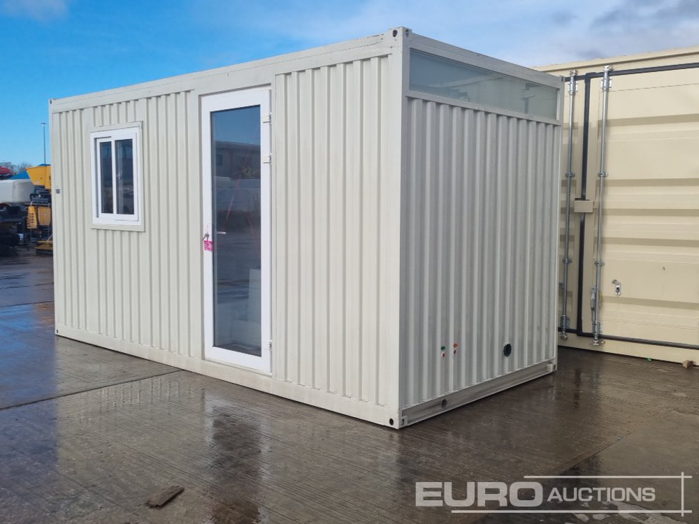Unused 2025 15' x 7' Portable Office (Cannot Be Reconsigned) - Shipping container: picture 1 Unused 2025 15' x 7' Portable Office (Cannot Be Reconsigned) - Shipping container: picture 1