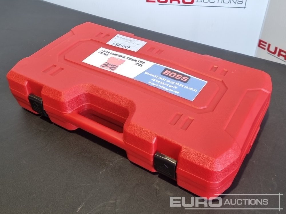 Unused 2025 Boss 1" 17pc Pneumatic Socket Set, 8" Extension Rod - Garage equipment: picture 3 Unused 2025 Boss 1" 17pc Pneumatic Socket Set, 8" Extension Rod - Garage equipment: picture 3