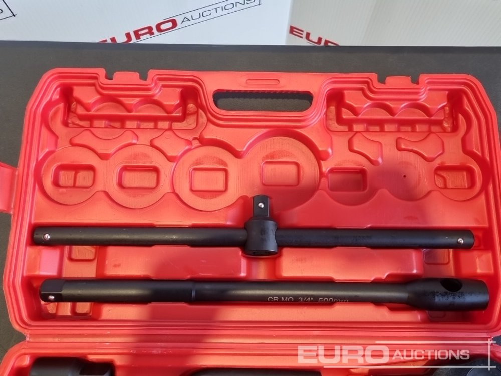 Unused 2025 Boss 3/4" 26pc Heavy Duty Pneumatic Socket Set, 4" Connecting Rod, 8" Connecting Rod Quick Ratchet Wrench, 20" Sliding Road, L Handle Sliding Head Extension Bar - Garage equipment: picture 5 Unused 2025 Boss 3/4" 26pc Heavy Duty Pneumatic Socket Set, 4" Connecting Rod, 8" Connecting Rod Quick Ratchet Wrench, 20" Sliding Road, L Handle Sliding Head Extension Bar - Garage equipment: picture 5